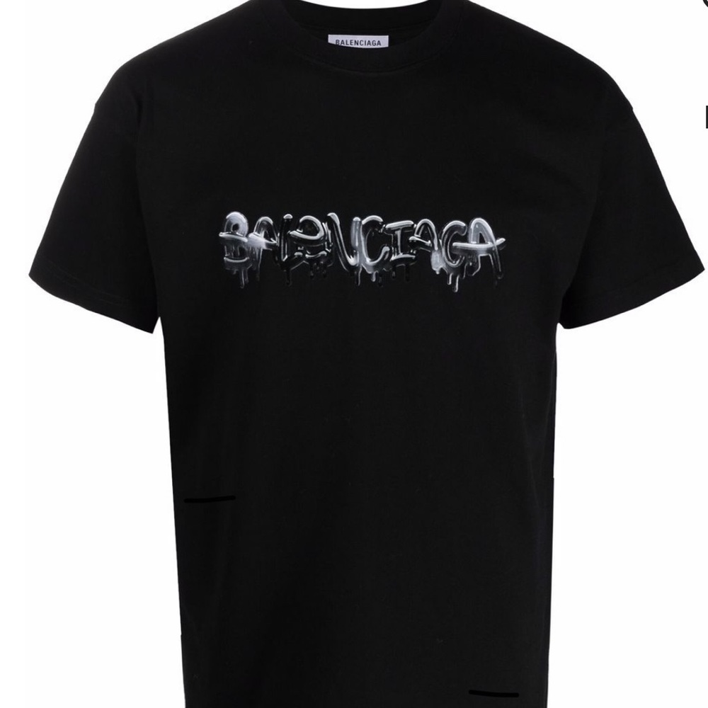 BALENCIAGA Slime printed cotton-jersey T-shirt unisex